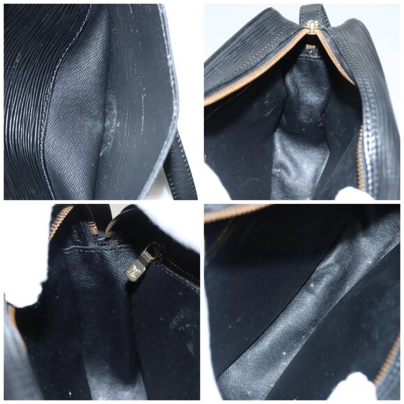 LOUIS VUITTON Epi Jeune Fille MM Shoulder Bag Black M52152 LV Auth ep8347 - Picture 16 of 16